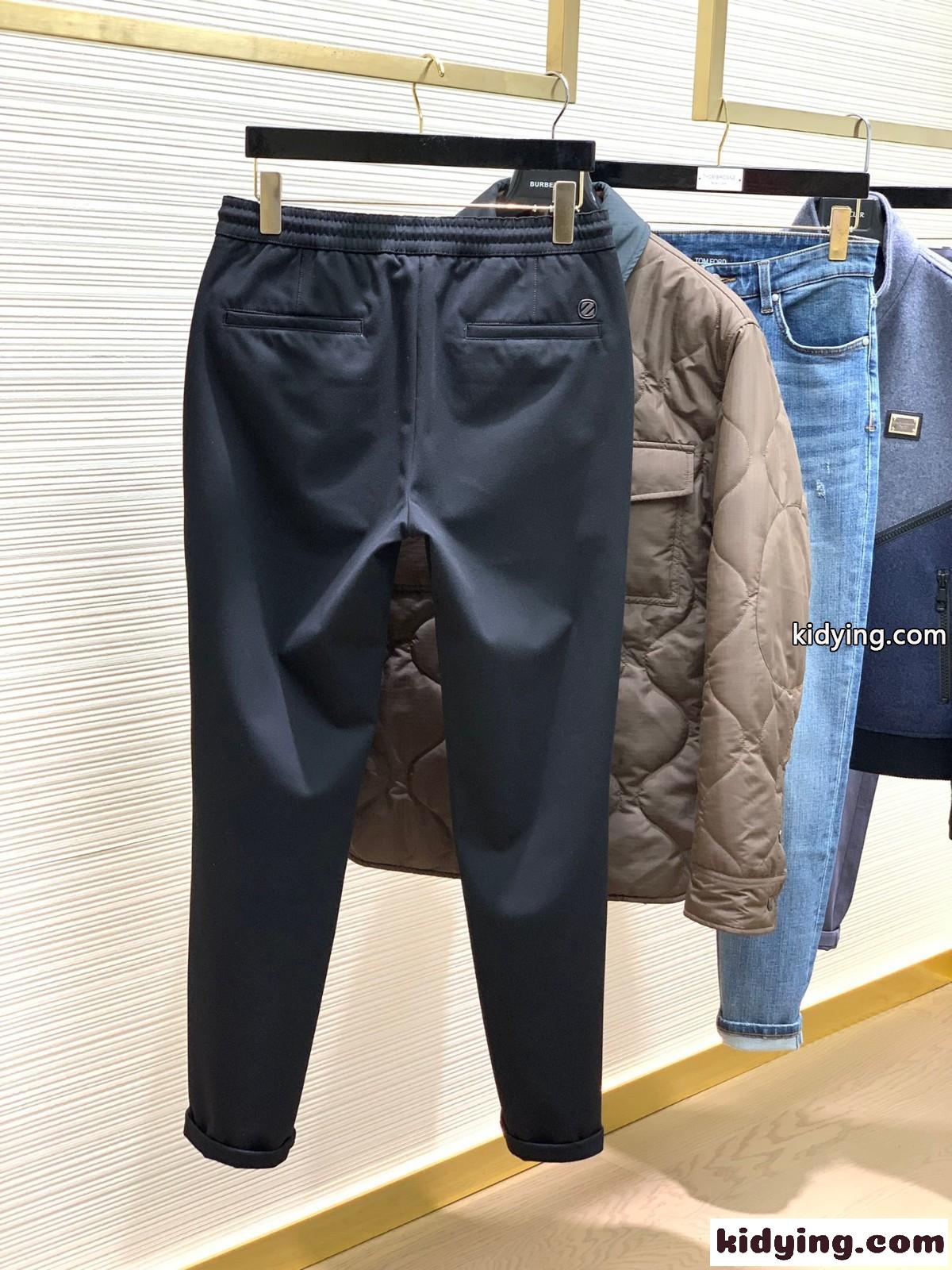 エルメネジルド・ゼニア パンツ コピーメンズ カジュアル スラックス-4