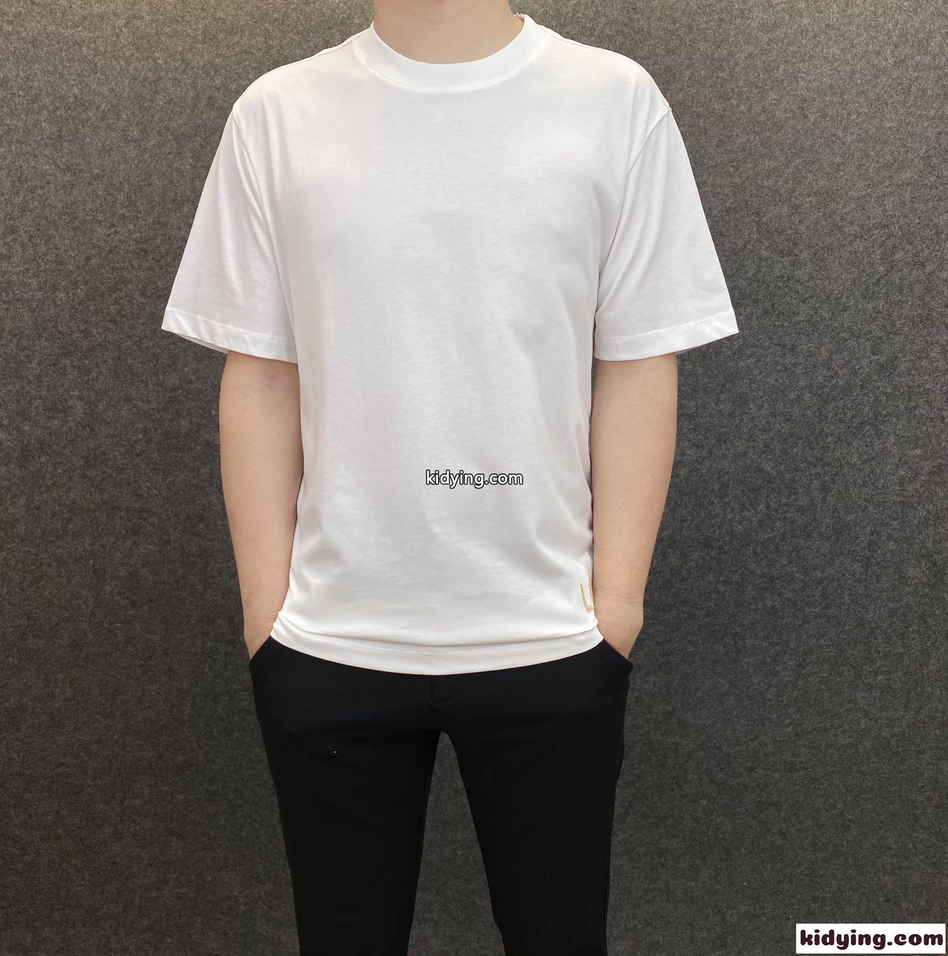 カジュアル ゆったり シンプル ラウンドネック 刺繍入り ロエベ 半袖tシャツ コピー メンズ トップス-0