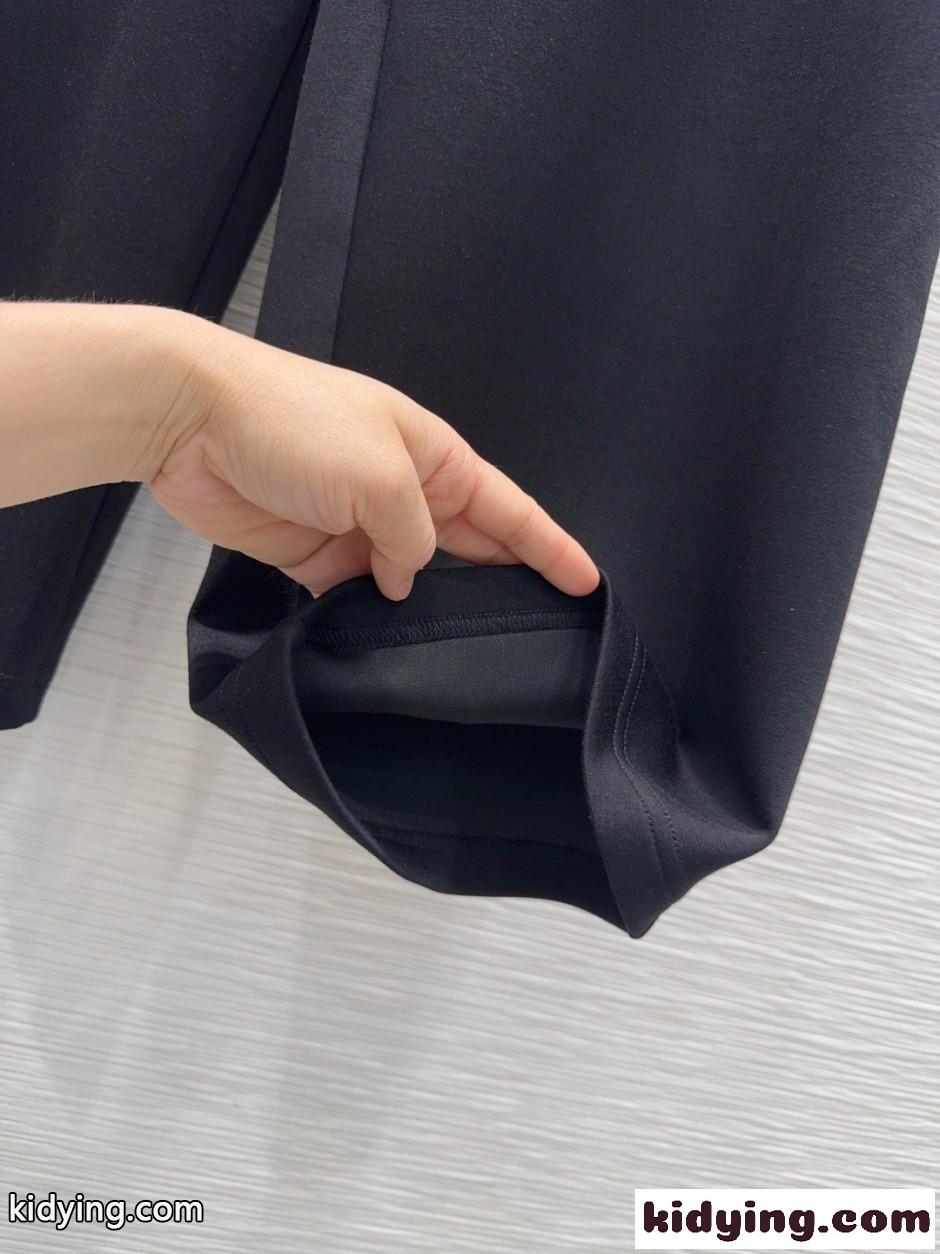 CCロゴ ドローストリング スウェットパンツ シャネル パンツ コピー ブラック-1