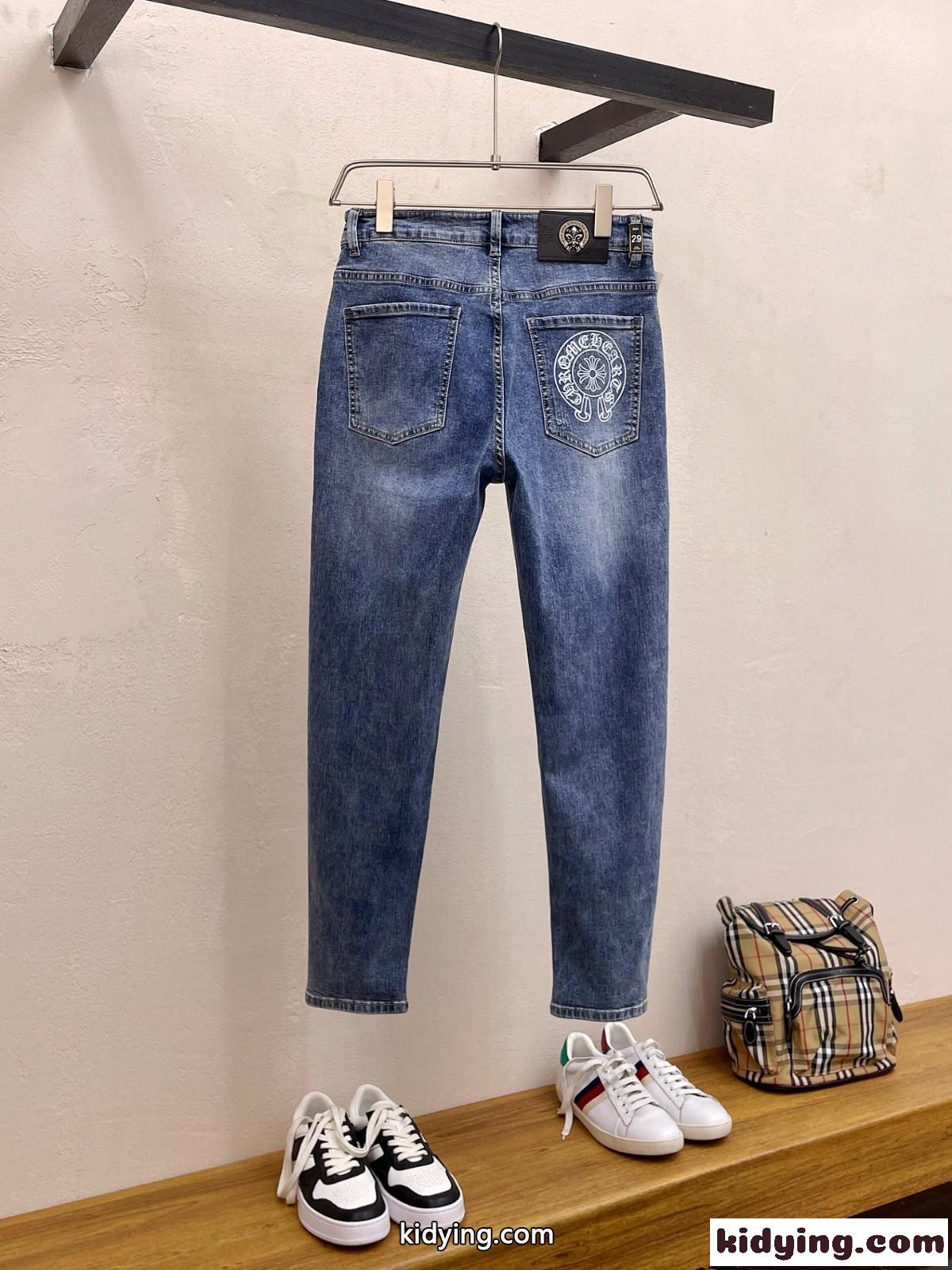 定番 合わせやすい クロムハーツ ジーンズ コピー メンズ デニムパンツ-4
