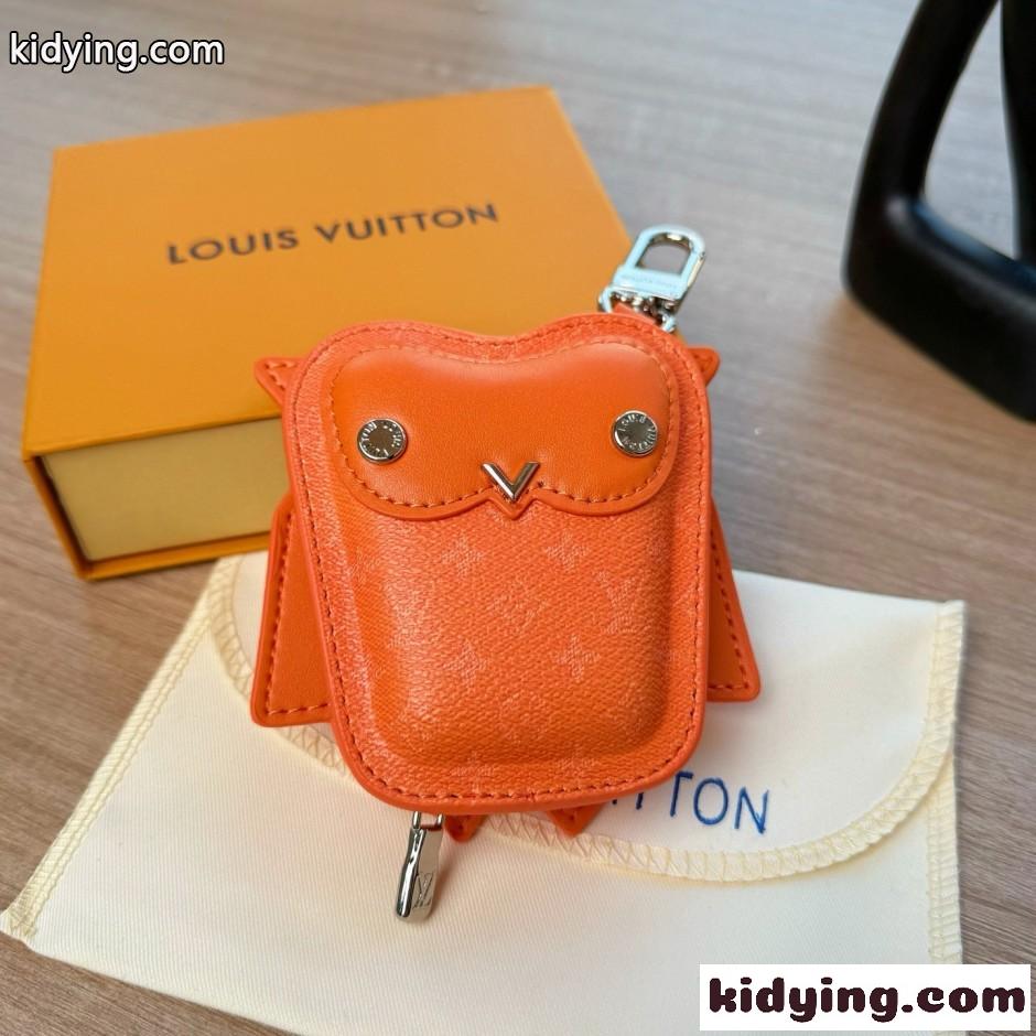 バッグチャーム･LV オウル ルイ・ヴィトン キーホルダー 偽物 オレンジ-2