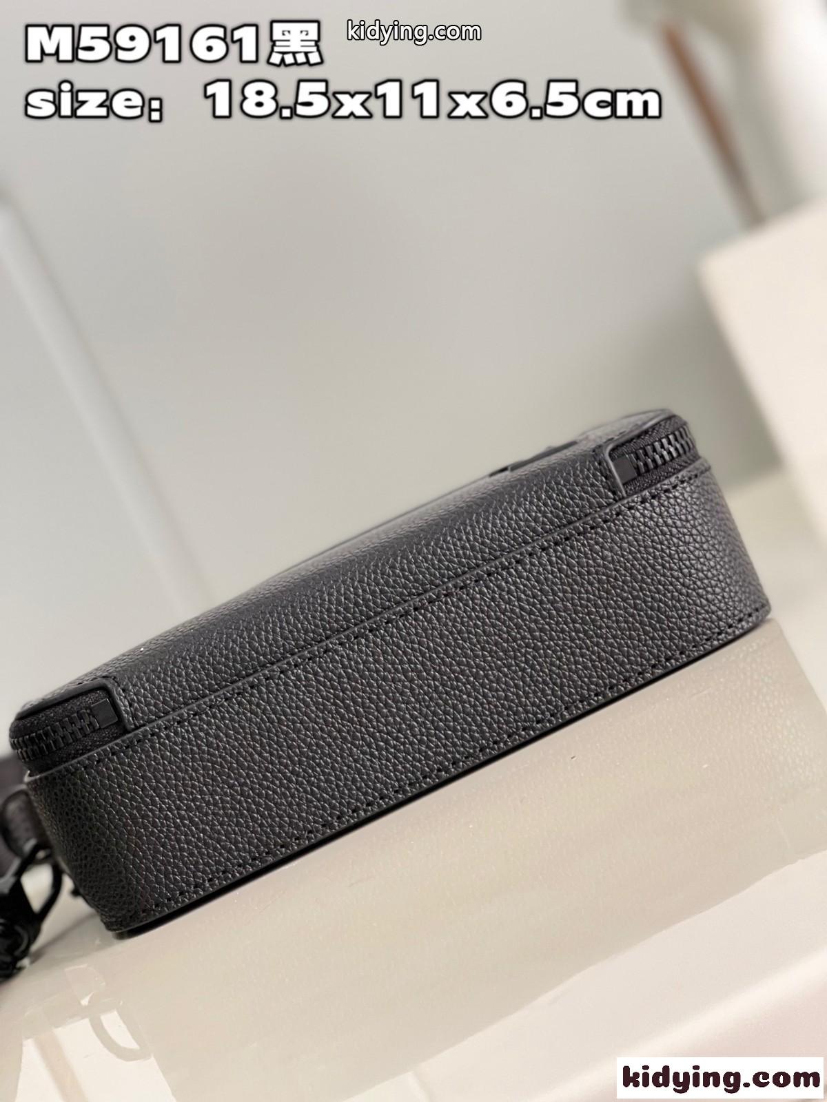 M59161 アルファ・ウエアラブル ウォレット ルイヴィトン バッグ コピー メンズ ショルダーバッグ ブラック-0