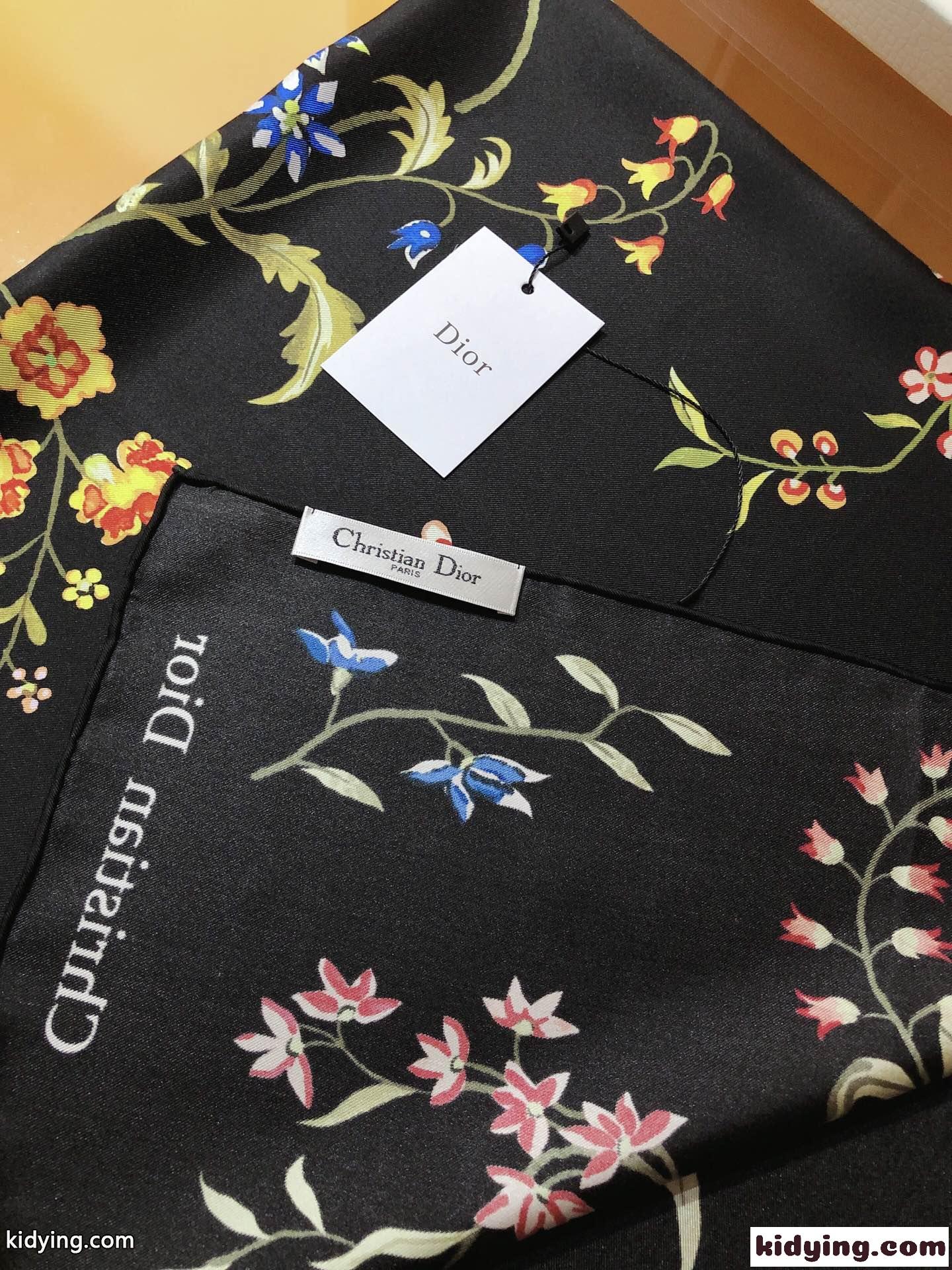 上品 DIOR PETITES FLEURS 90 スクエアスカーフ クリスチャン・ディオール スカーフ コピー レディース-4
