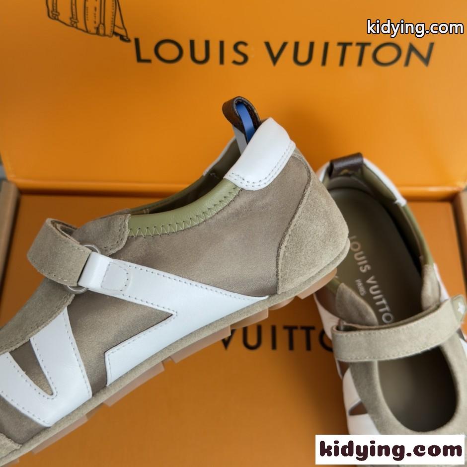 LV スニーカリーナ メリージェーン ルイ・ヴィトン スーパーコピー レディースシューズ ブラウン-1