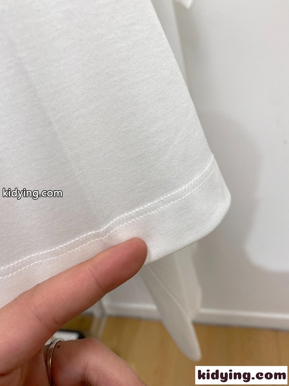 エルメス Tシャツ 偽物 カジュアル お洒落 ロゴ 半袖Tシャツ ホワイト-3