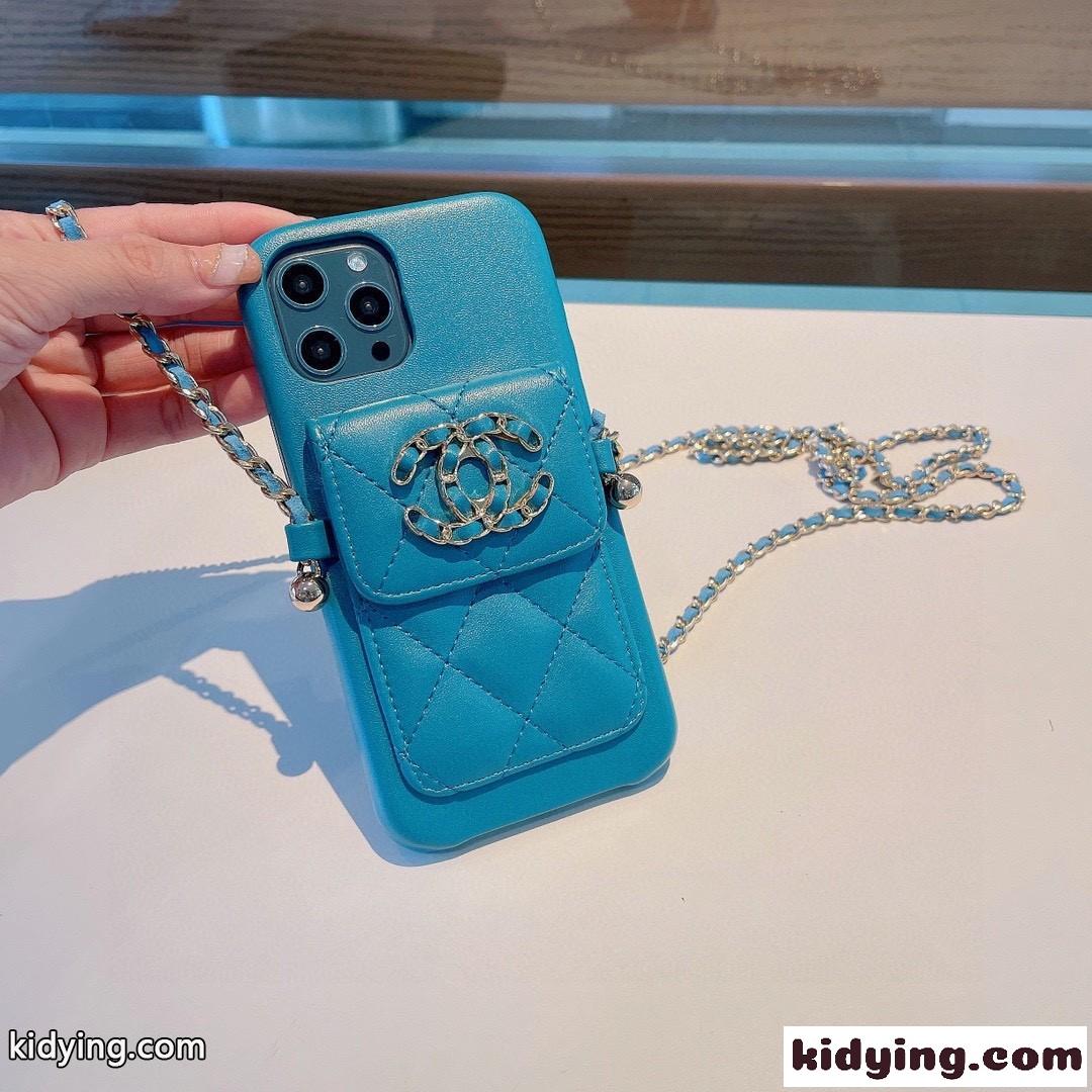 シャネル アイフォンケース コピー カジュアル おしゃれ キルティング スマホケース-1