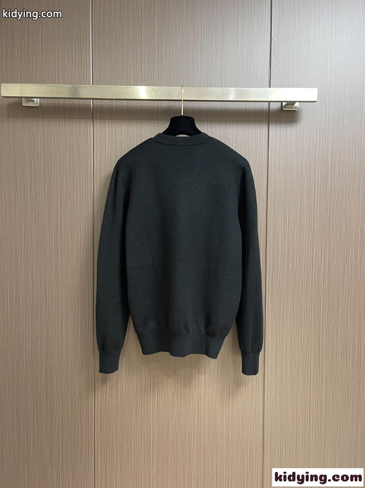 エンブロイダリー付き カーディガン グッチ ニット コピー Vネック-0