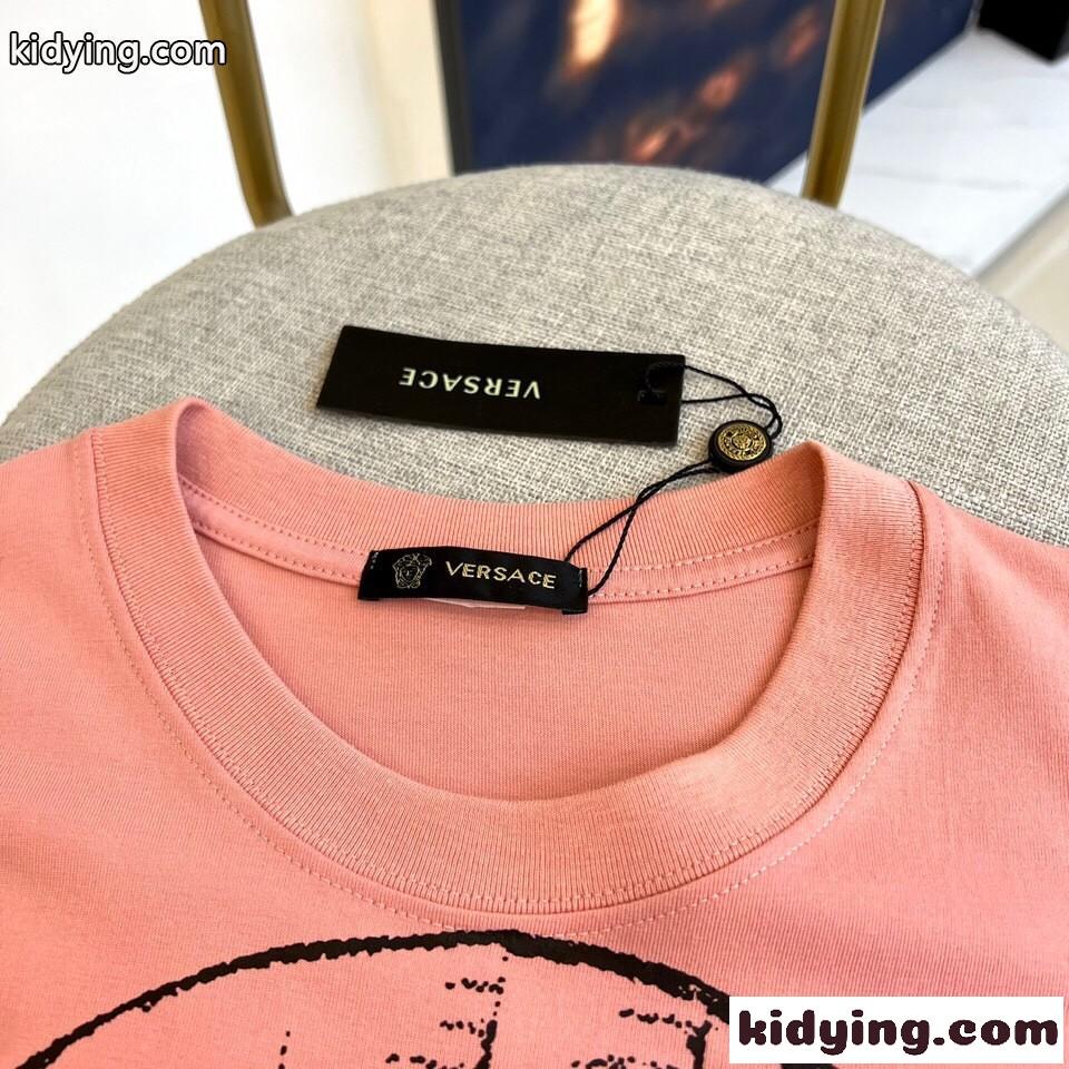 ヴェルサーチェ Tシャツ コピー 半袖 トップス 注目される ラ マスケラ Tシャツ-1
