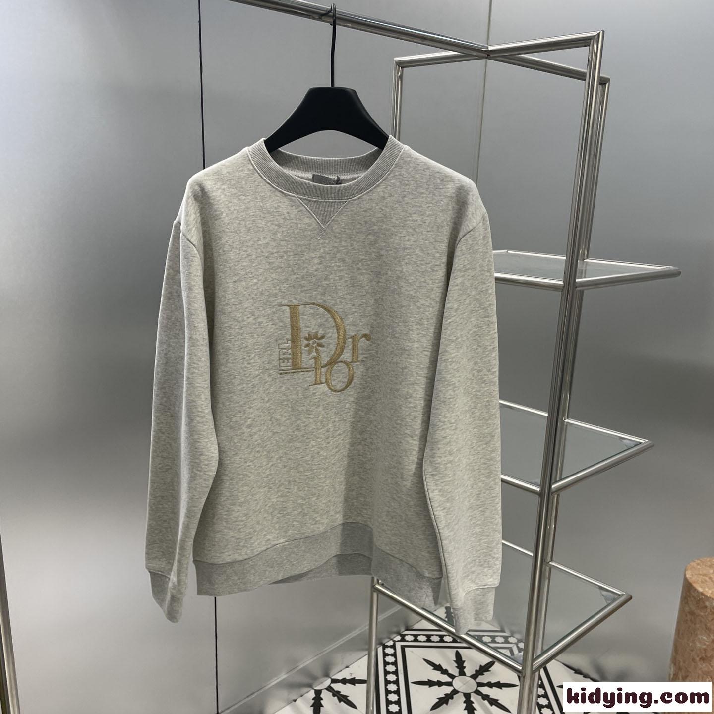 DIOR BY ERL オーバーサイズ スウェット クリスチャン・ディオール パーカー コピー グレー-0