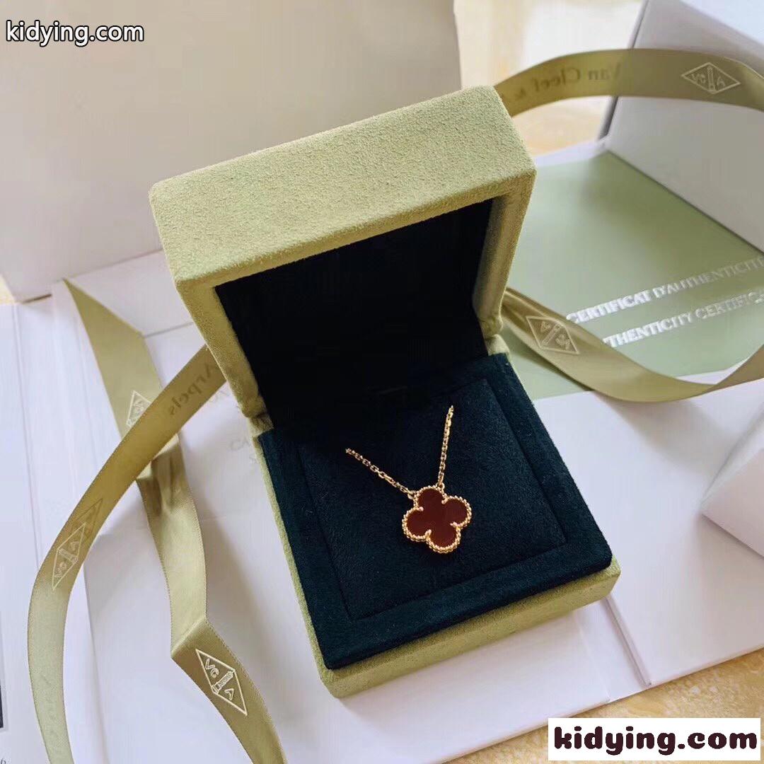 定番 人気 四つ葉のクローバー 18k メッキ ヴァンクリーフ&アーペル ネックレス コピー レディース アクセサリー-3