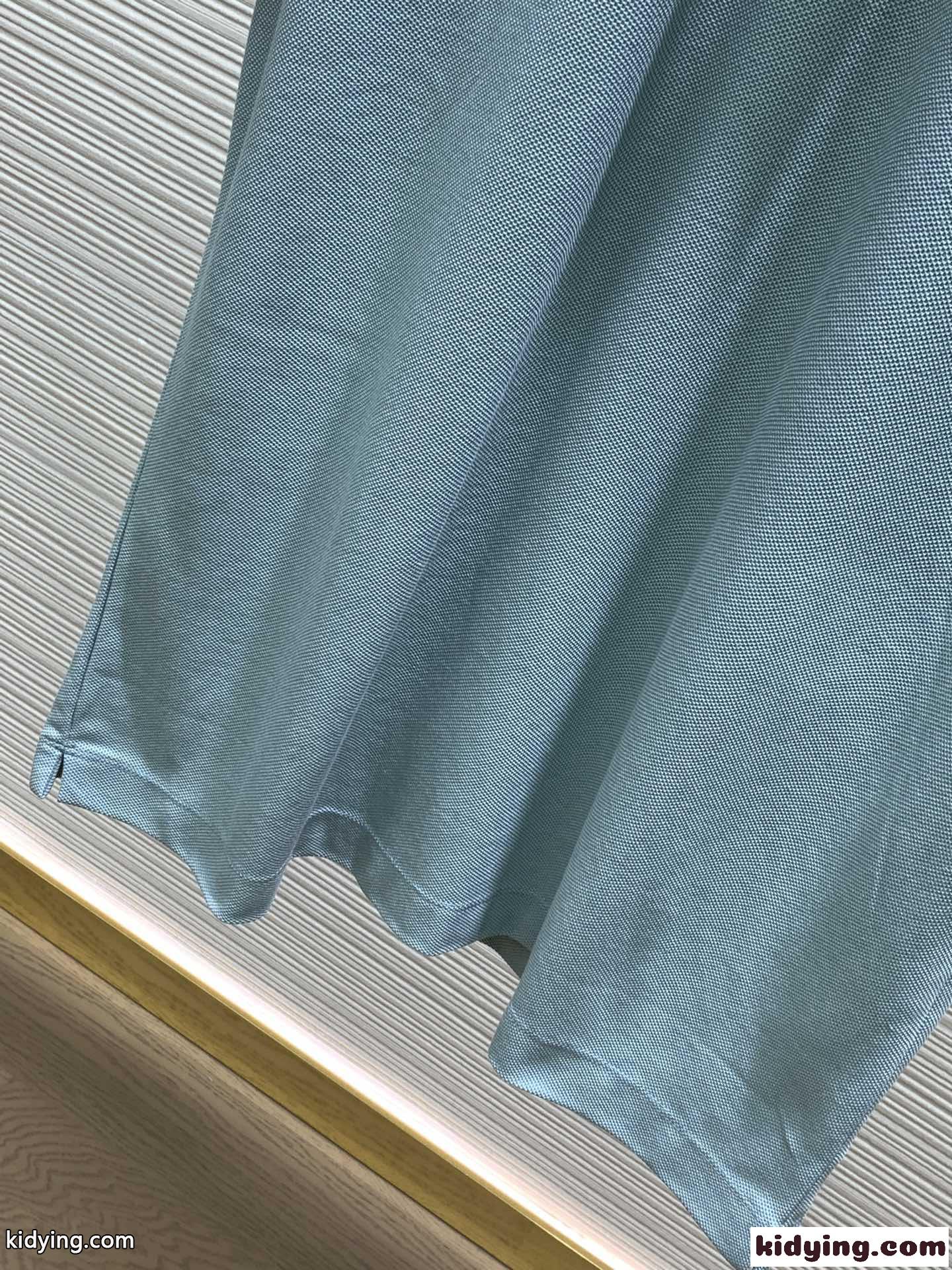エルメネジルド・ゼニア Tシャツ コピー カジュアル コットン 半袖 ポロシャツ ライトブルー-2