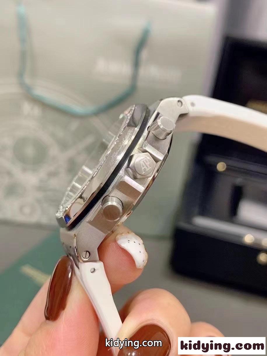 人気 おしゃれ エレガント シリコンベルト サファイアガラス オーデマ・ピゲ 時計 コピー レディース 腕時計-0