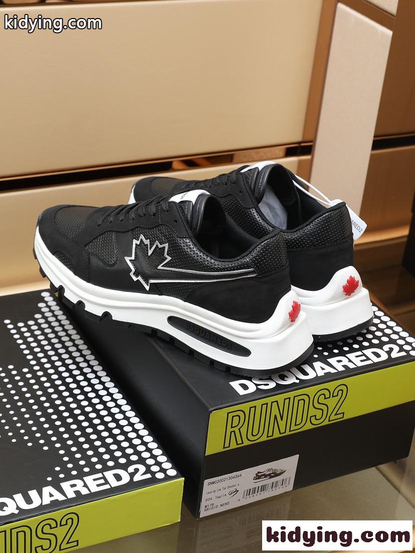 合わせやすい ディースクエアード スニーカー コピー スポーツ おしゃれ メンズ カジュアルジューズ-2