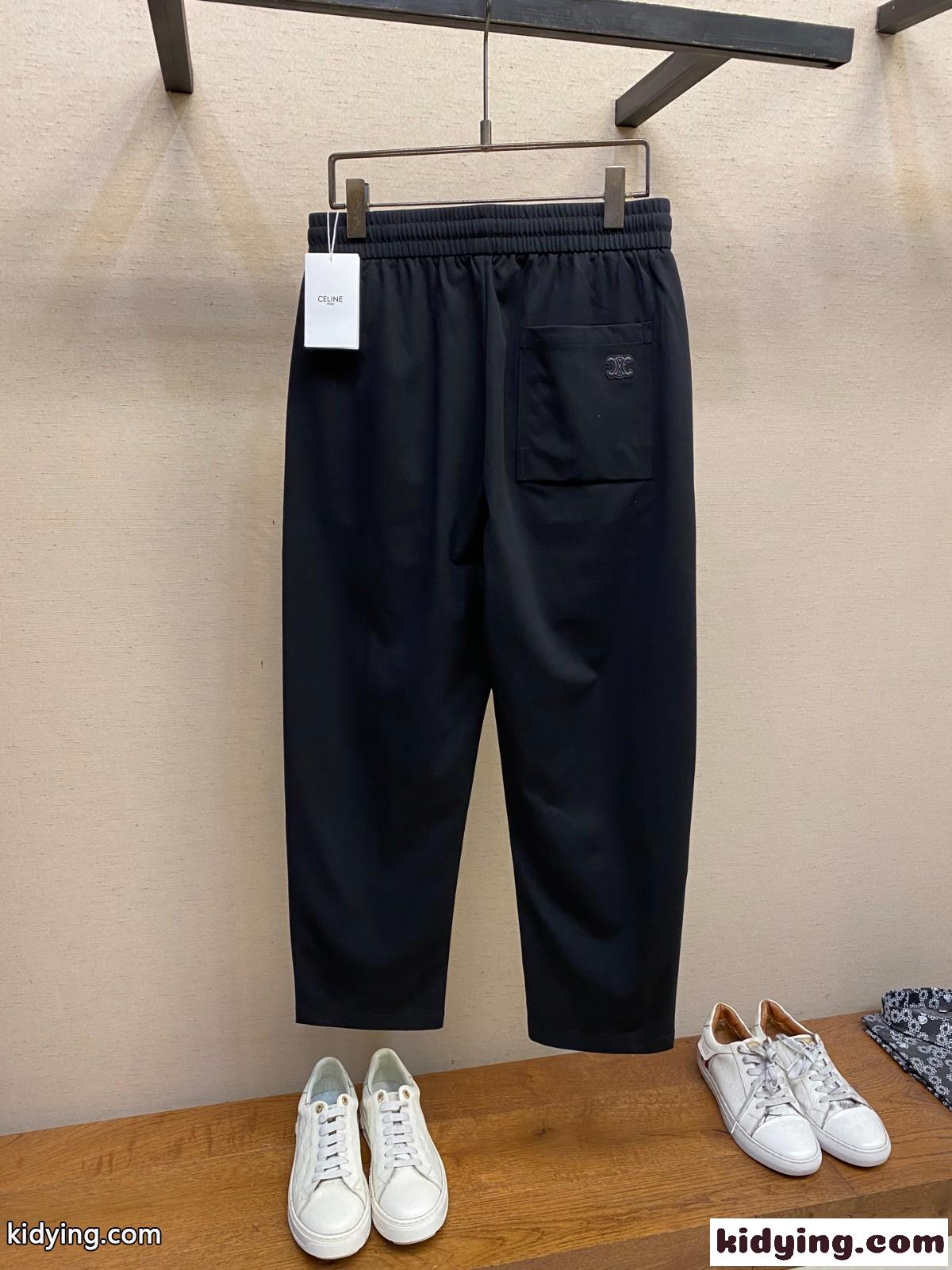 カジュアル 合わせやすい ロングパンツ セリーヌ パンツ コピー メンズ ズボン-2
