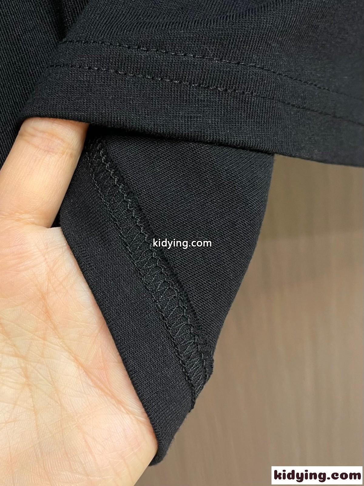 BICOLOR KENZO PARIS ロゴ入り 半袖Tシャツ ケンゾー tシャツ コピー ブラック-4