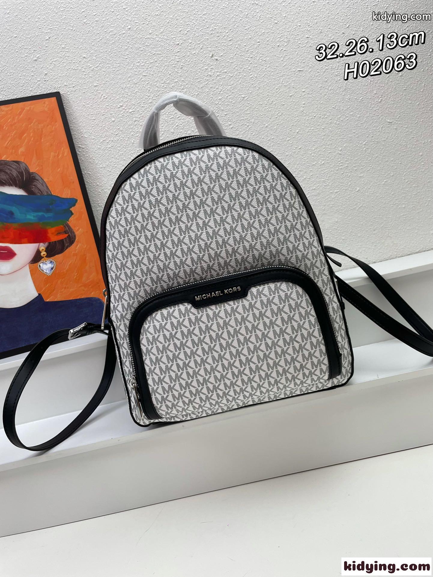 マイケルコース バッグ コピー MK ジップポケット 定番 人気 レディース リュックサック-0