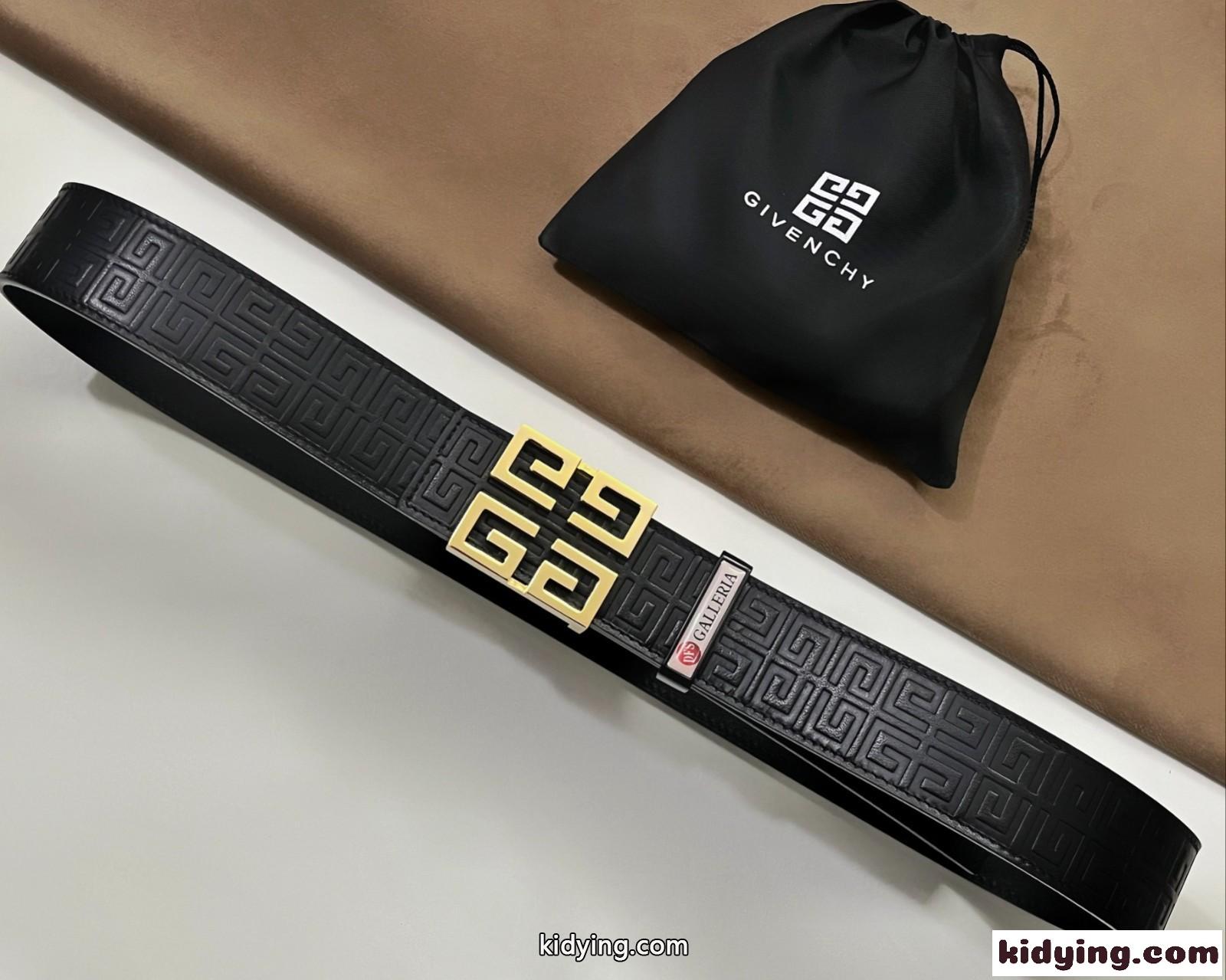 カジュアル 上品 4Gバックル レザーベルト ジバンシィ ベルト コピー 3.8cm-1