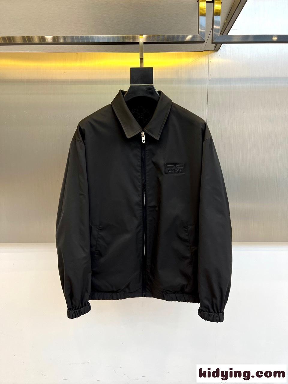 グッチ ジャケット コピー 洗練された GG リバーシブルジャケット ブルゾン ブラック-3