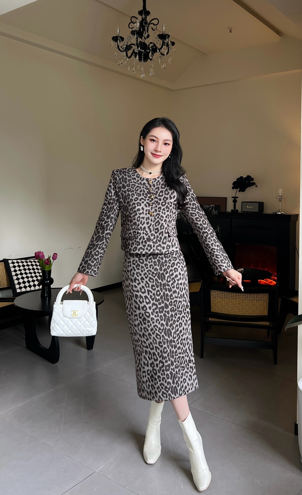 サンローラン カジュアルスーパーコピー 優雅 スカート ワンピース 女性 上質 グレイ-0