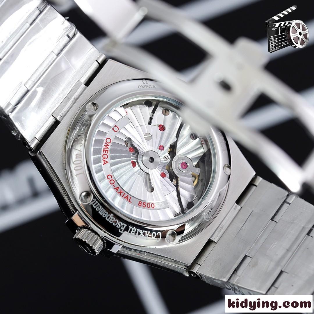 日付表示 サファイアガラス メンズ 腕時計 オメガ 時計 コピー 38mm おしゃれ カジュアル 上品-4
