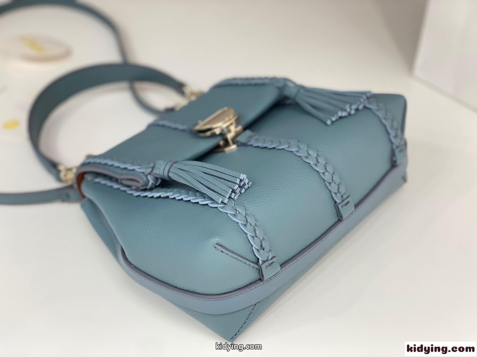 PENELOPEスモールソフトショルダーバッグ クロエ バッグ スーパーコピー ブルー-3