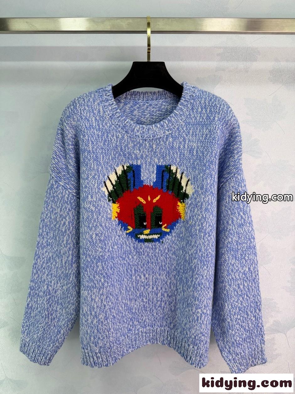 注目される LOEWE x Louis Wain ウール セーター ロエベ スーパーコピー-2