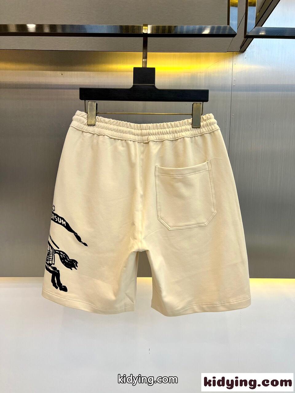 春夏 定番 カジュアル バーバリー パンツ コピー ショートパンツ メンズ ショーツ ベージュ-1