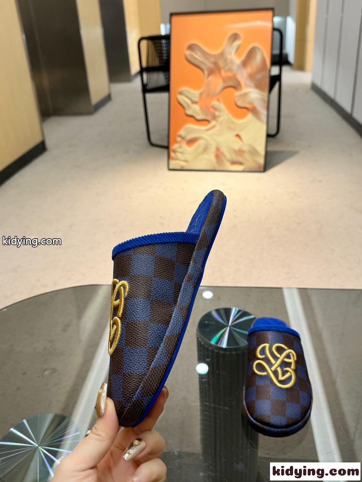 LV パレス・ライン ミュール ルイヴィトン サンダル スーパーコピー ブルー-4