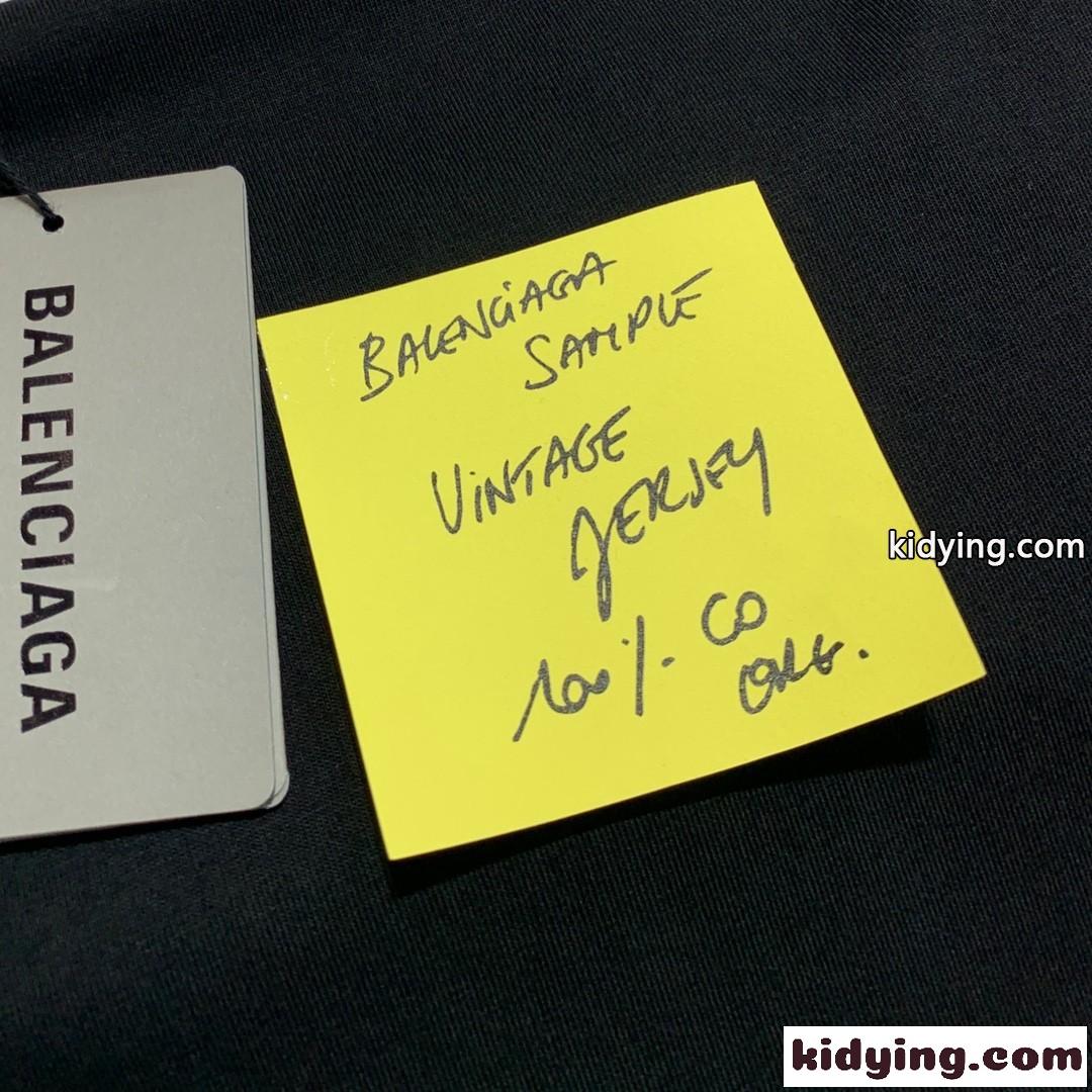 人気 カジュアル オーバーサイズ STICKY NOTE バレンシアガ Tシャツ コピー 半袖-4