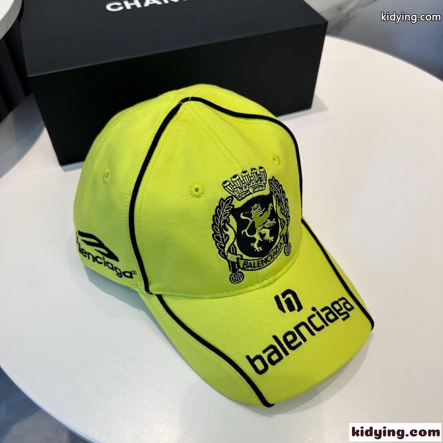 注目される 人気 刺繍入り サッカーキャップ バレンシアガ キャップ コピー グリーン-3