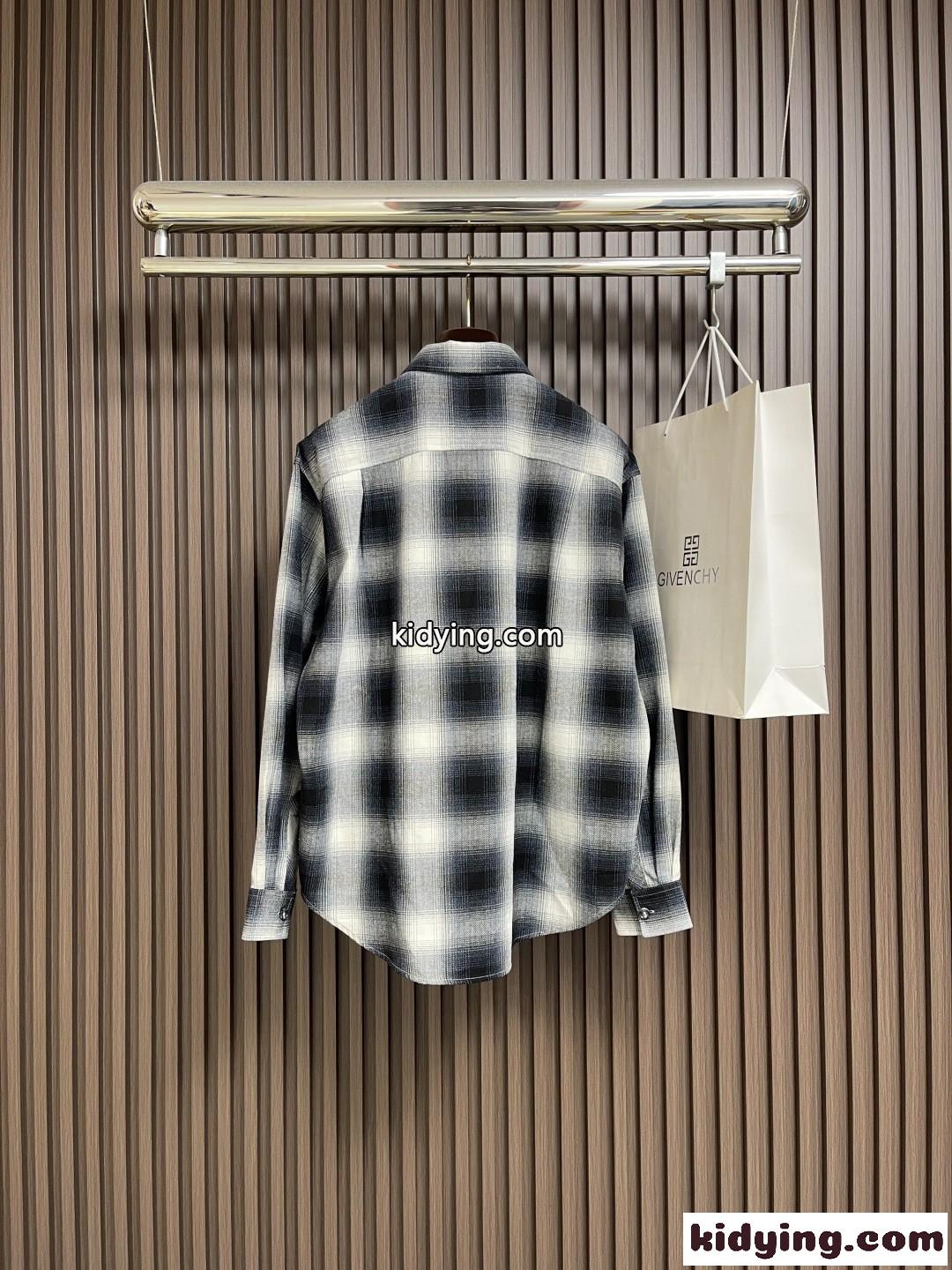 カジュアル おしゃれ チェックシャツ バレンシアガ シャツ 偽物 トップス-0