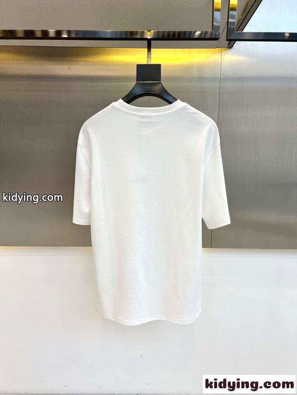 カジュアル ロゴ コットン 半袖Tシャツ ケンゾー Tシャツ コピー ホワイト-3