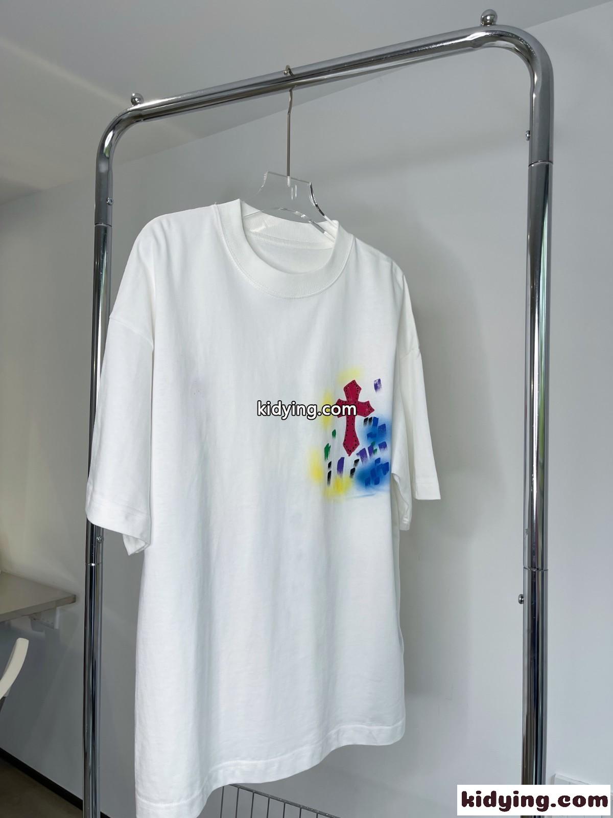 今季流行り ゆったり ユニセックス ストリート系 クロムハーツ tシャツ コピー ロゴ 3色あり カジュアル おしゃれ-3