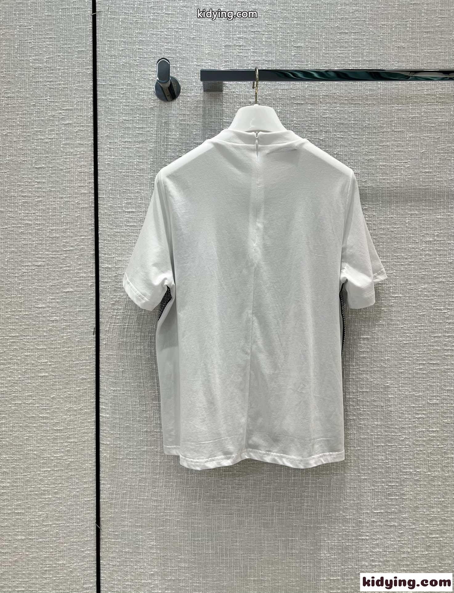 おしゃれ 重ね着風 切り替え クルーネック プラダ 半袖tシャツ コピー カジュアル 着痩せ 春夏 新作 人気-4