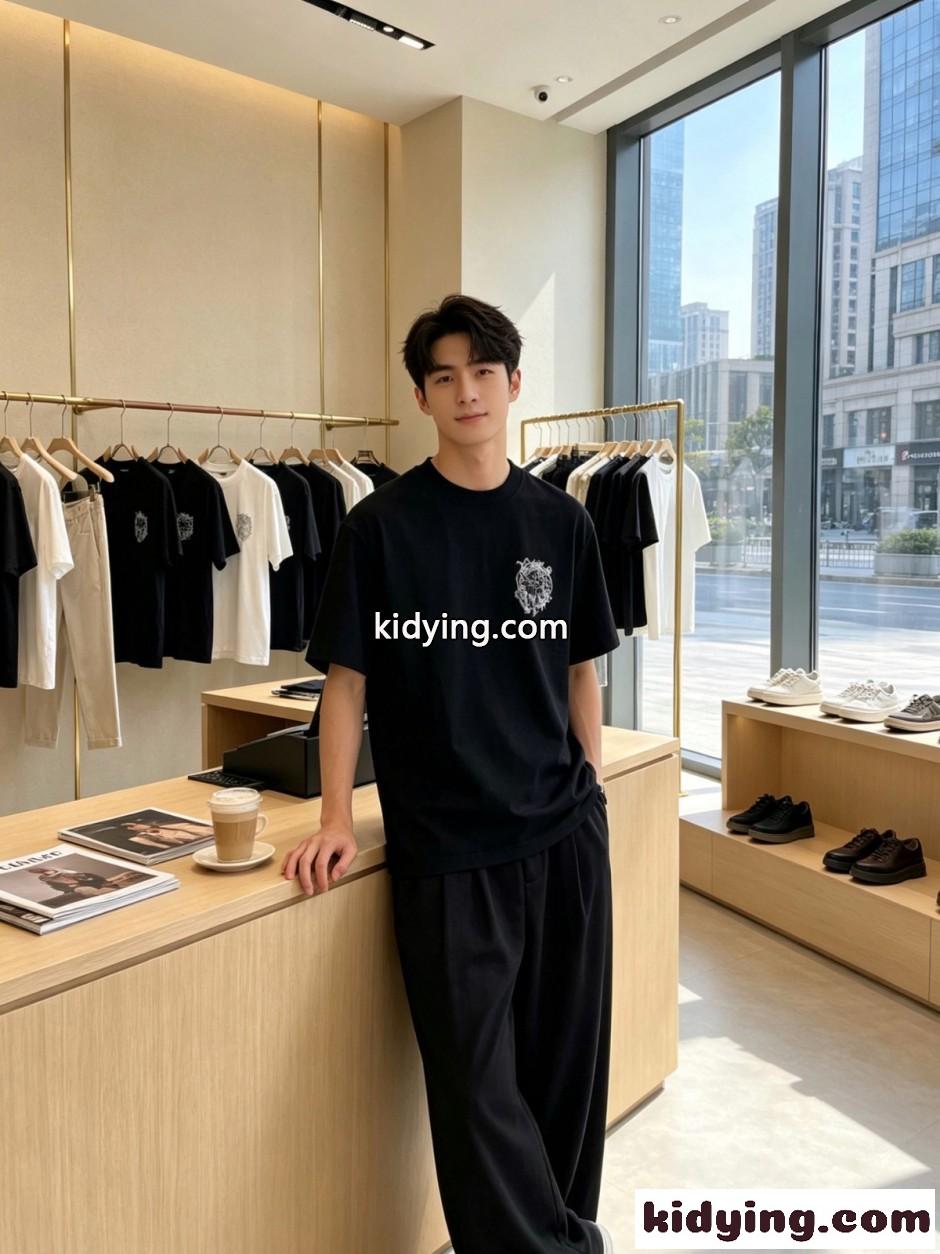 カジュアル お洒落 半袖Tシャツ クロムハーツ Tシャツ 偽物 トップス-3