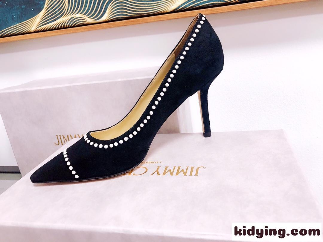 Jimmy Choo 新品工芸真珠の単品 JCのハイヒールのラインはいつもあなたを好きにさせるだけで抵抗できません ジムシューズ レディース コピー-3