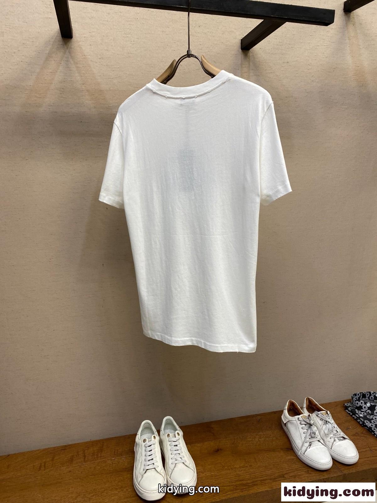 クリスチャン・ディオール Tシャツ コピー DIOR AND HYLTON NEL Tシャツ ホワイト-1
