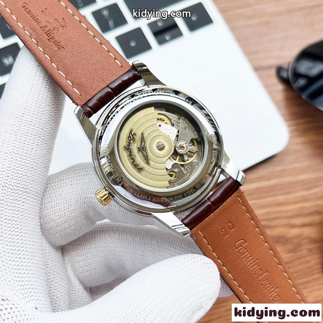 洗練された クラシック ロンジン 時計 コピー 40mm 自動巻き ウォッチ-5