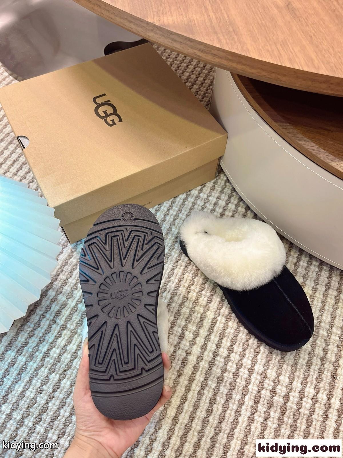 アグ スーパーコピー 定番 UGG ムートン ファー スリッパサンダル レディースシューズ-4
