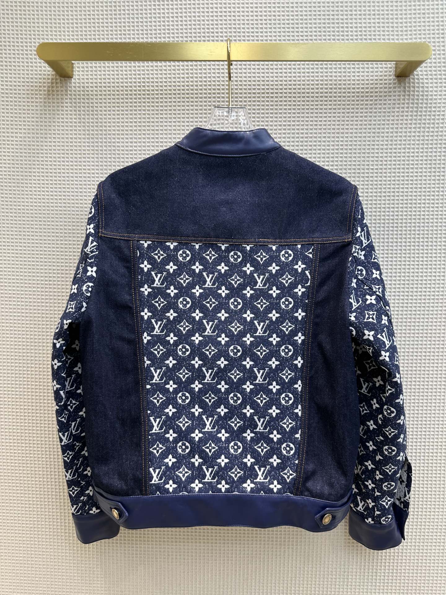 24AW LVNight 人気モノグラムデニムジャケット ルイヴィトン ジャケット 偽物-3