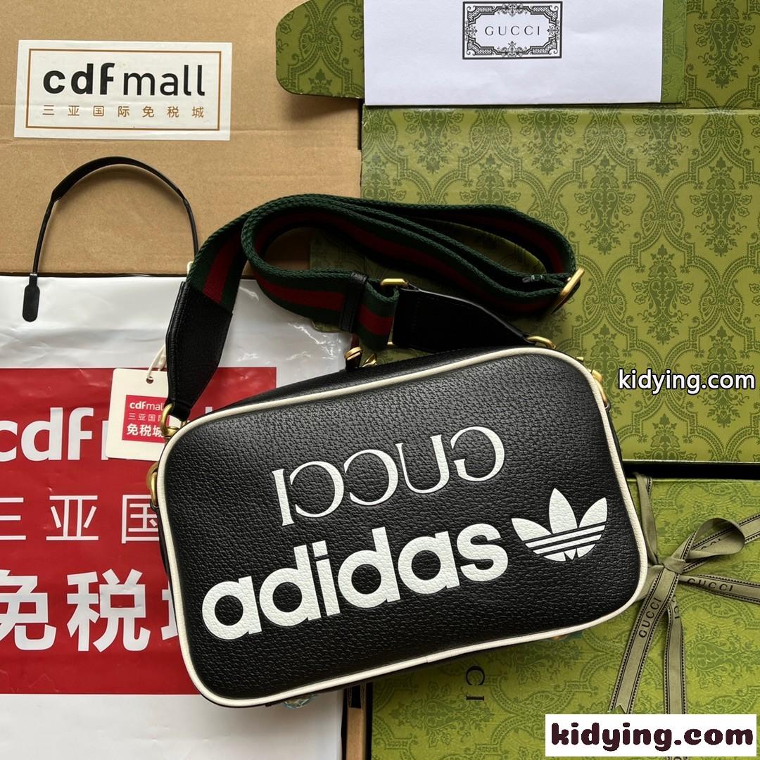 adidas x Gucci コラボ&スモール ショルダーバッグ グッチ バッグ コピー カジュアル カメラバッグ-0