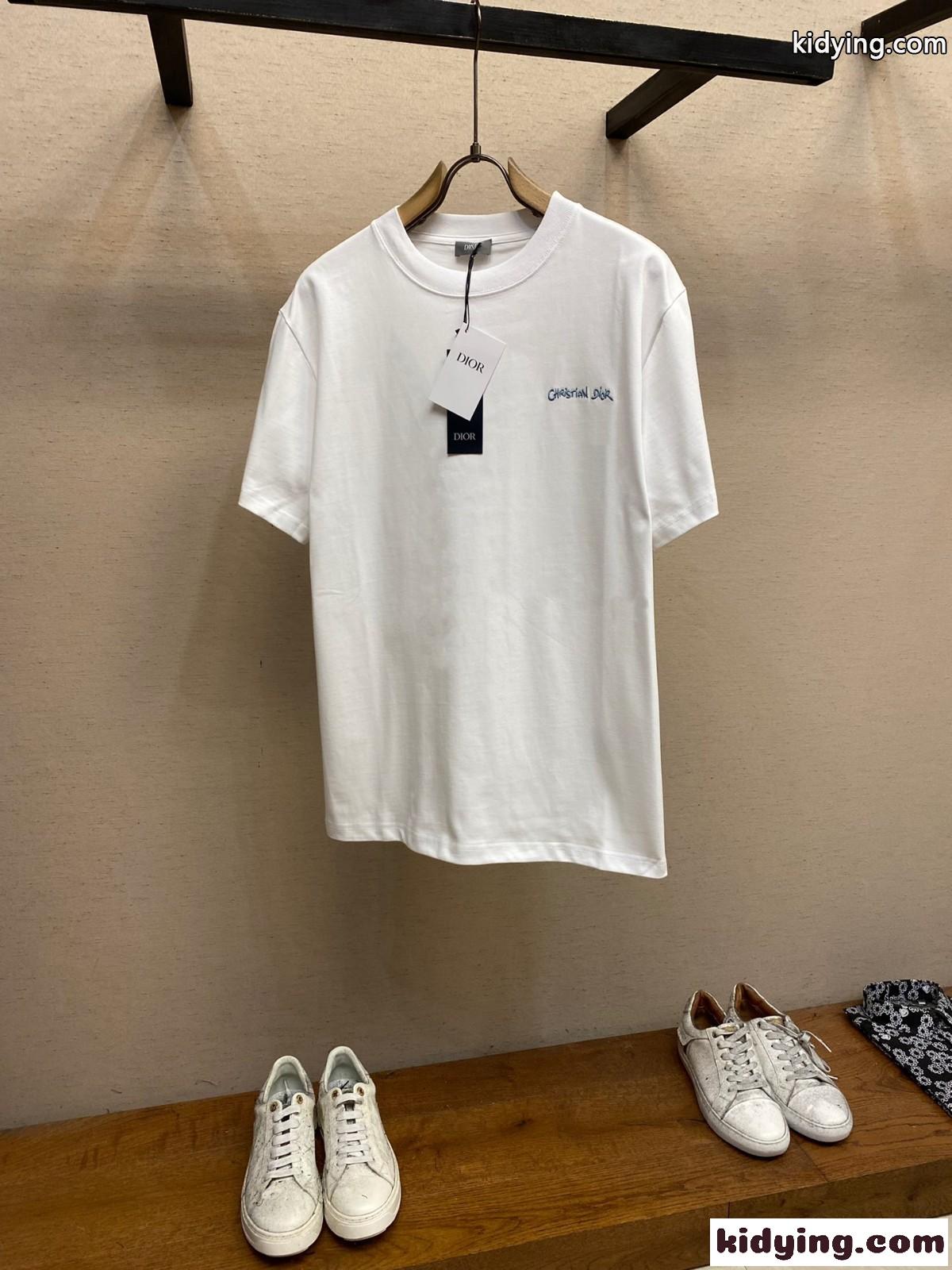 Christian Dior Tag 半袖Tシャツ クリスチャン・ディオール Tシャツ コピー ホワイト-0