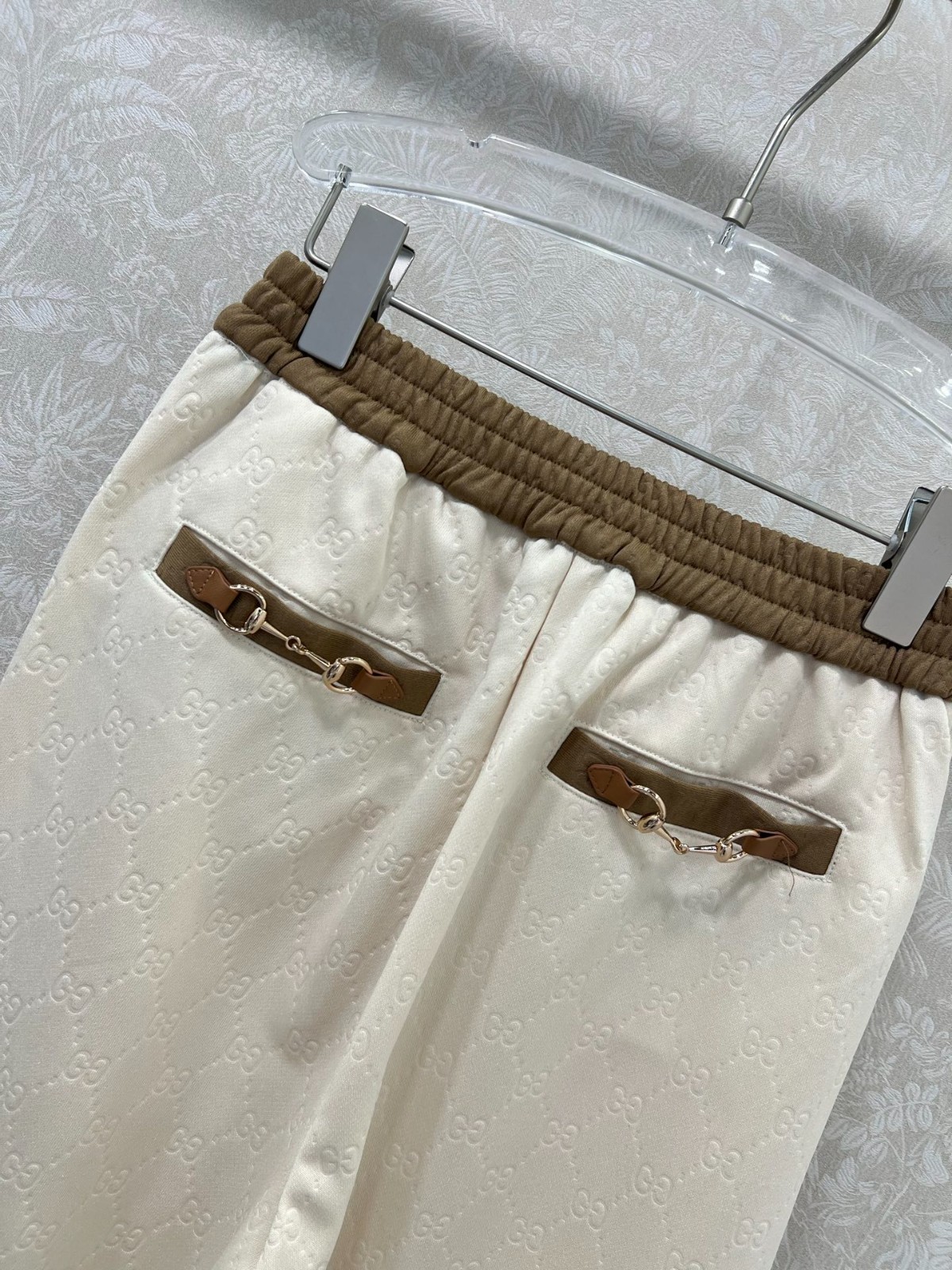 上品 カジュアル GG ロングパンツ グッチ パンツ コピー レディース ホワイト-4
