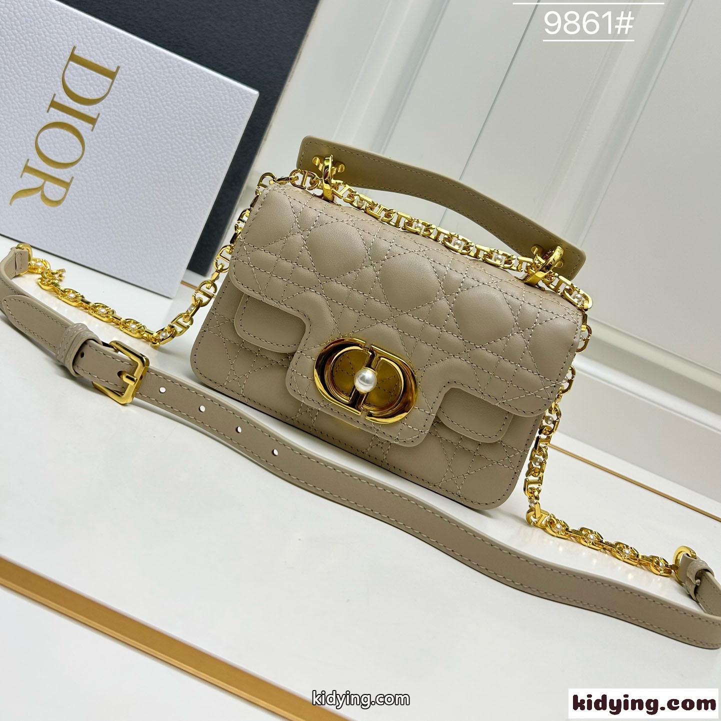 Dior Jolie トップハンドルバッグ スモール クリスチャン・ディオール バッグ コピー ベージュ-1