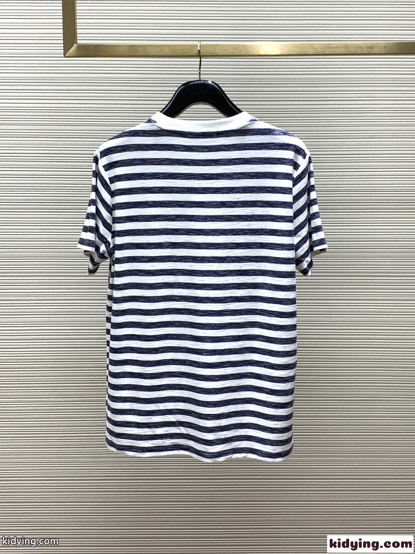 プラダ Tシャツ コピー 定番 カジュアル ストライプ 半袖Tシャツ-4