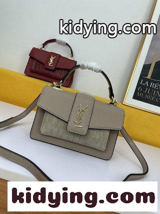 Saint Laurent Paris YSLサンローランの定番は輸入の掌紋牛皮 ワニ紋で作られており サンローラン バッグ 人気 コピー-2