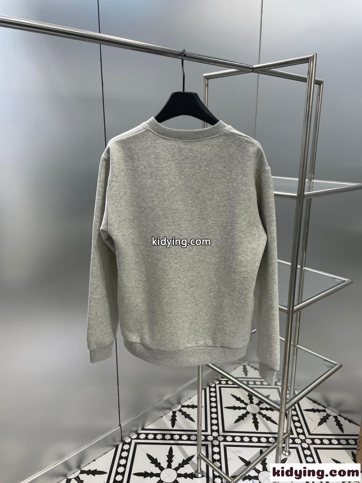 DIOR BY ERL オーバーサイズ スウェット クリスチャン・ディオール パーカー コピー グレー-2