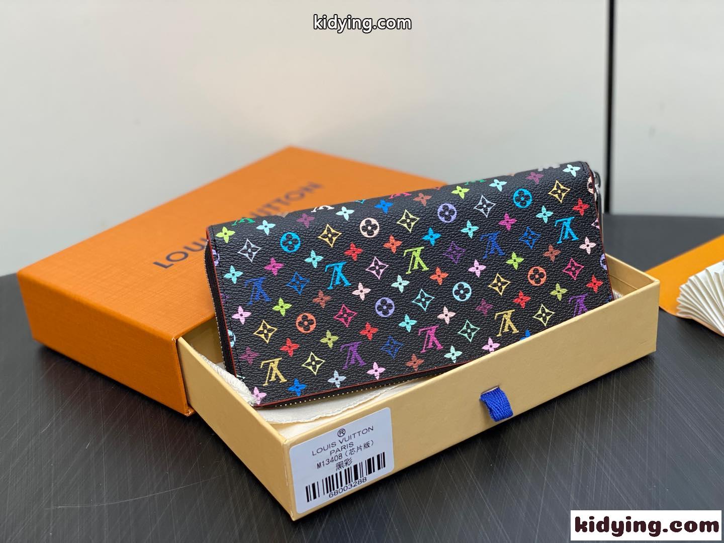 M13408 LV × TM ポルトフォイユ・クレマンス ルイヴィトン 財布 スーパーコピー ブラック-2