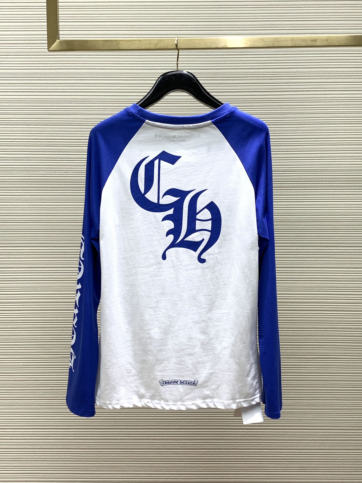 人気 おしゃれ プリント クロムハーツ Tシャツ コピー 配色 長袖Tシャツ-3
