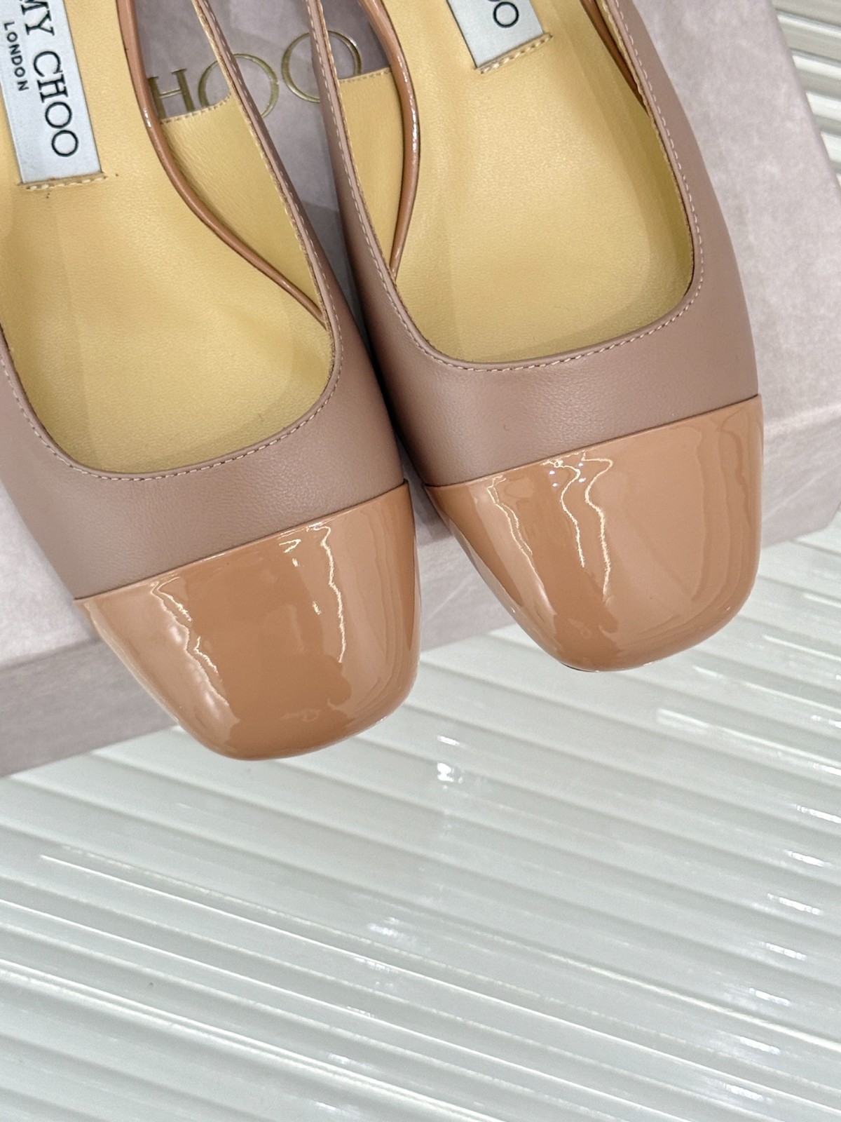 エリサ スリングバック 45 ジミーチュウ パンプス スーパーコピー ピンク-3